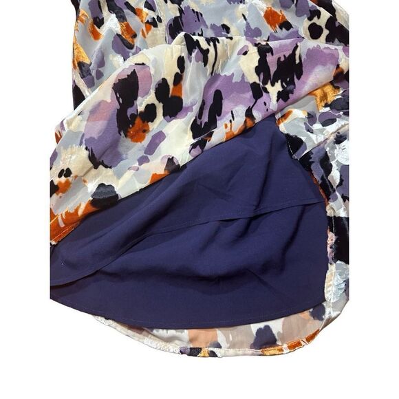 Cabi Radiant Velvet Burnout Mini Dress Floral Sz XS - Picture 12 of 15